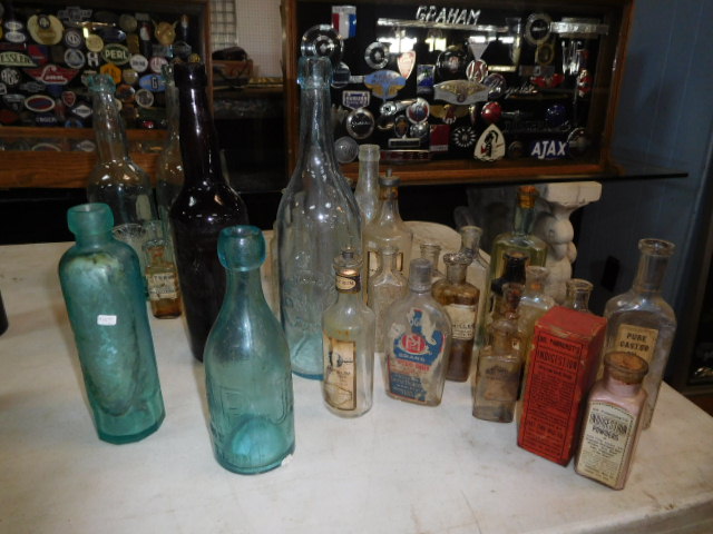 Ralph Van Brocklin Estate- Bottles- Post and Trade cards--Mini Jugs and other advertising - DSCN9914.JPG