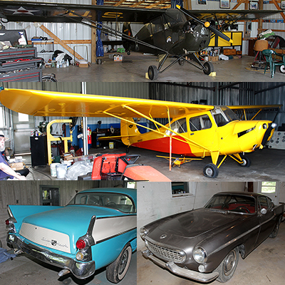 James Summers Estate- Areonca L-3( 1941), Piper Cub Coupe J4 S( 1940),  Aeronca  7 ac (1946)Champ, Studebaker Silver Hawk,1963 Volvo 1800 ( plus a Street Rod and a 2007 42 foot Gulf Stream RV) and more  - hawkins_co_400.jpg