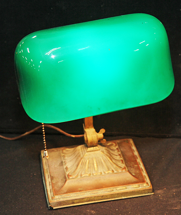 Kimball and Victoria Sterling Lifetime Collection ( Sale # 1) - Emeraldlite_Bankers_lamp.jpg